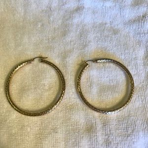 14k Gold Hoops